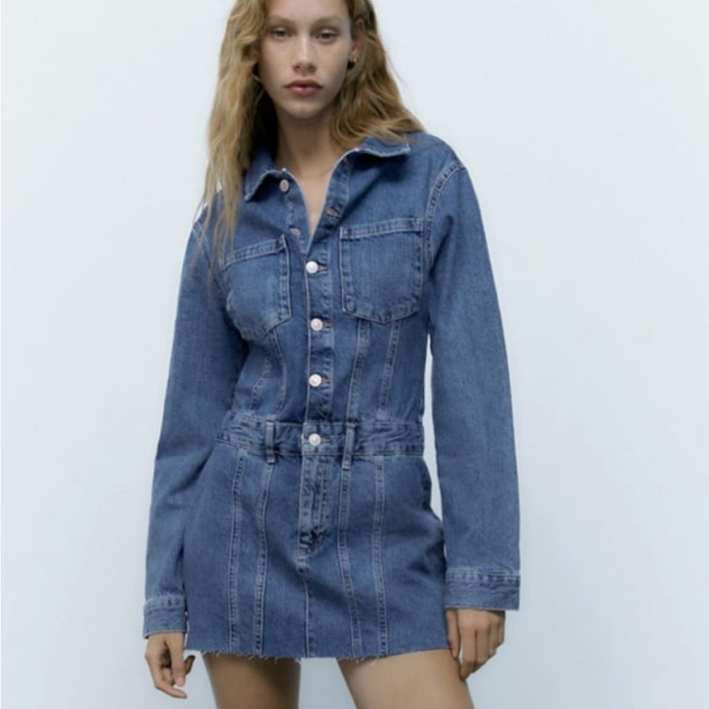 Zara Denim TRF Dress